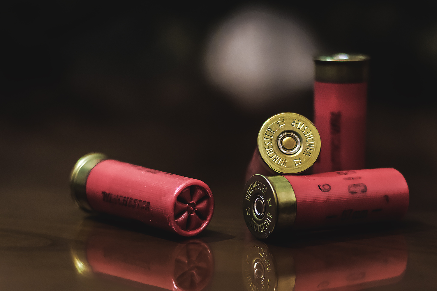 Photo of bullet casings on table